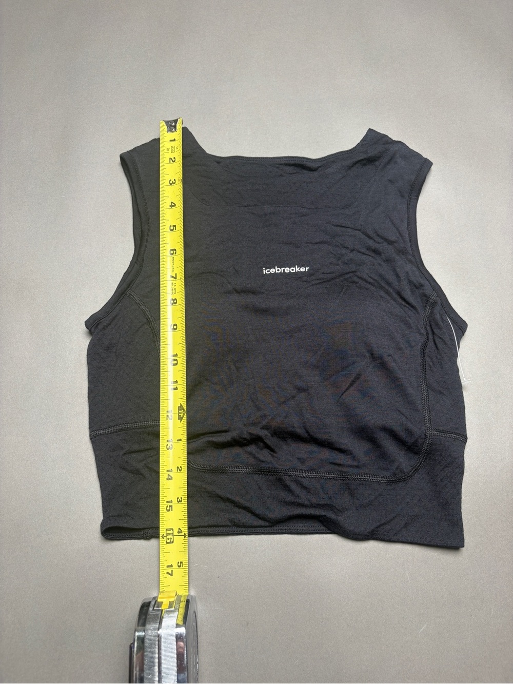 NWOT Icebreaker Black Women's Athletic Tank Top - Picture 7 of 7